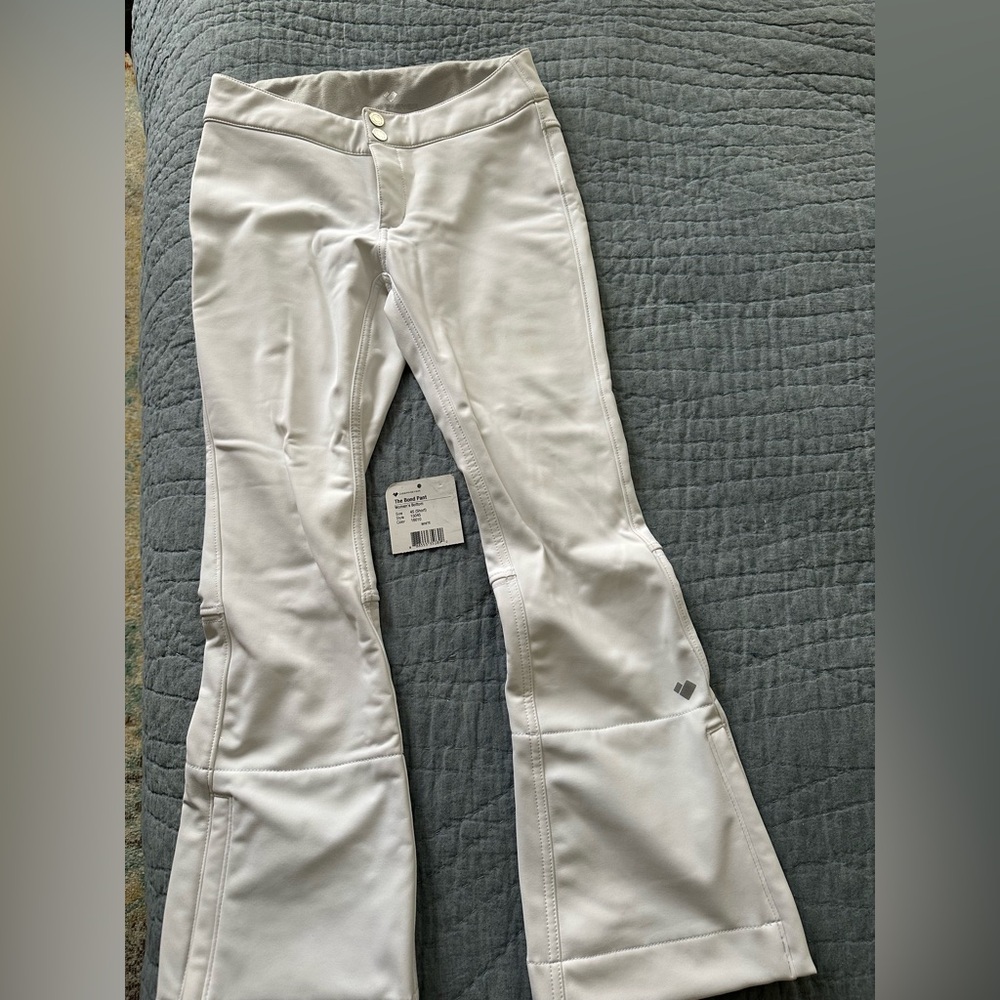 Obermeyer Women's White Flare Ski or Snow Pants